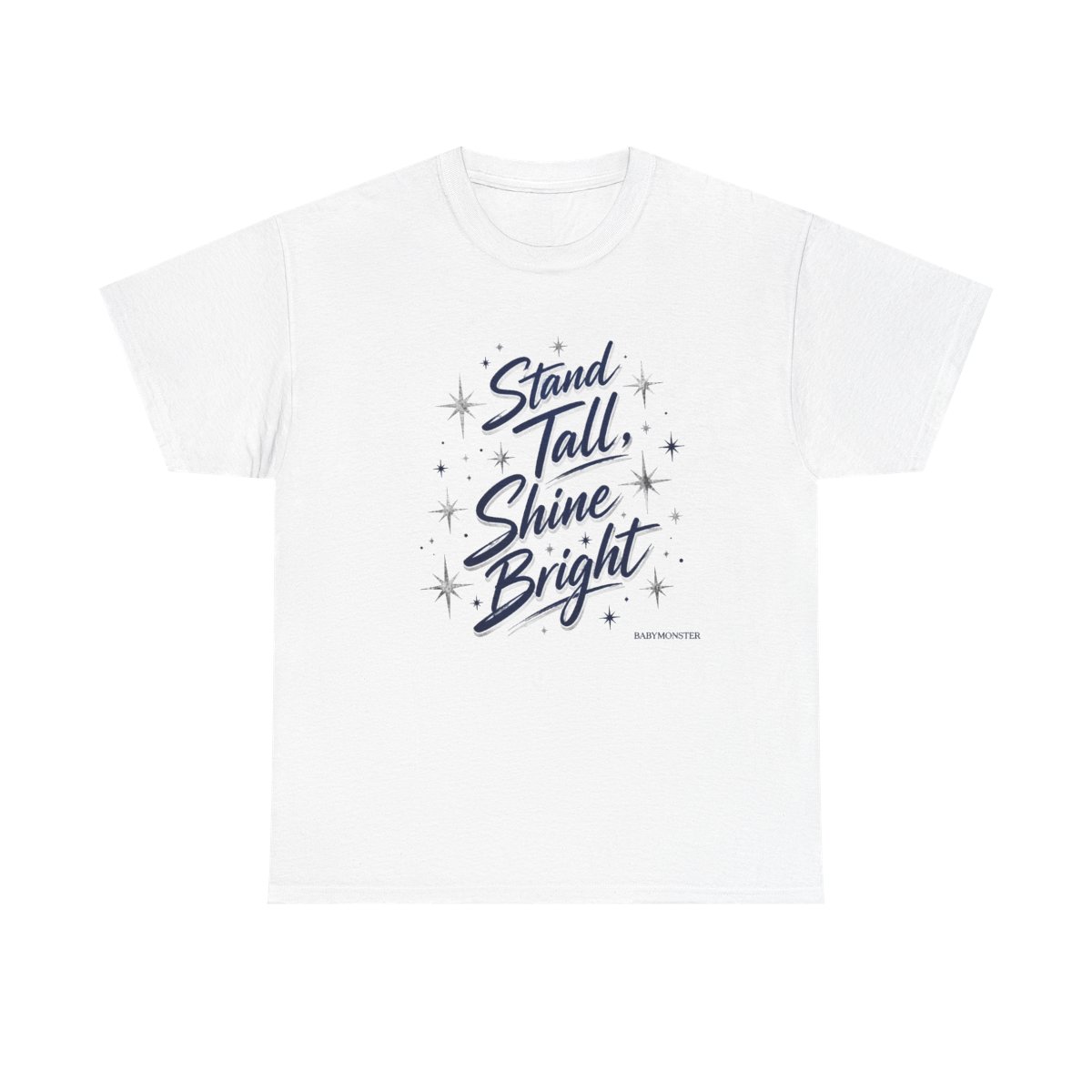 BABYMONSTER "Stand Tall, Shine Bright" Unisex Tee - alternate angle 2, merchandise