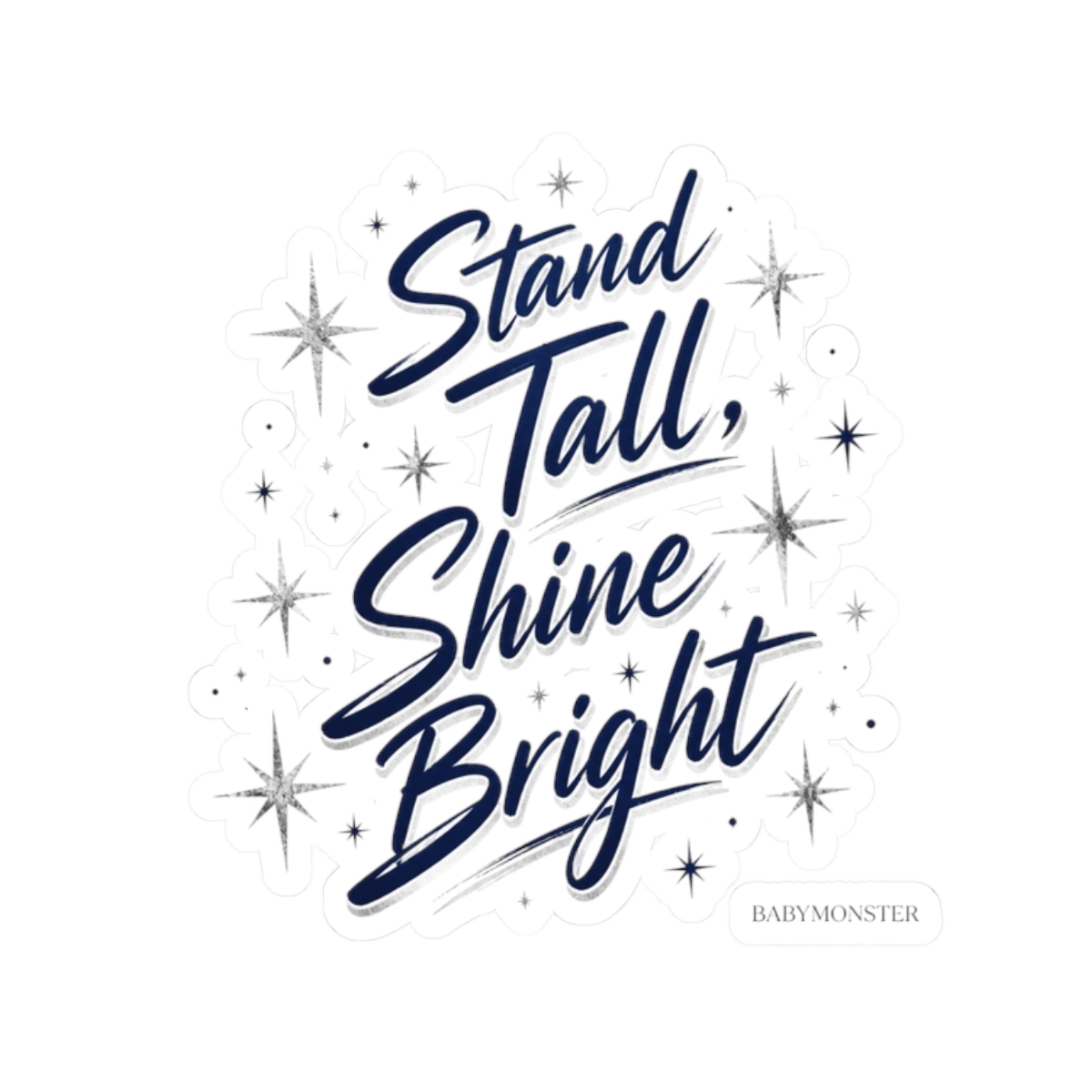 BABYMONSTER "Stand Tall, Shine Bright" Sticker - Official Stickers merchandise