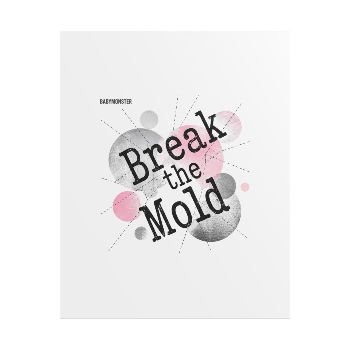 BABYMONSTER "Break the Mold" Poster - Official Posters & Wall Art merchandise