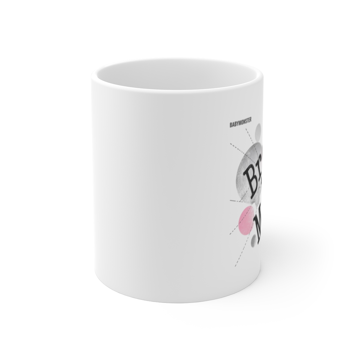BABYMONSTER "Break the Mold" White Mug - alternate angle 1, merchandise