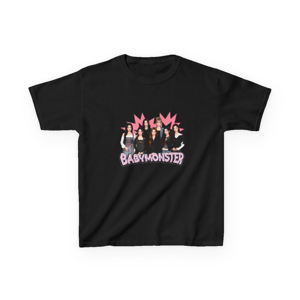 BABYMONSTER Kids T-Shirt - alternate angle 2, merchandise