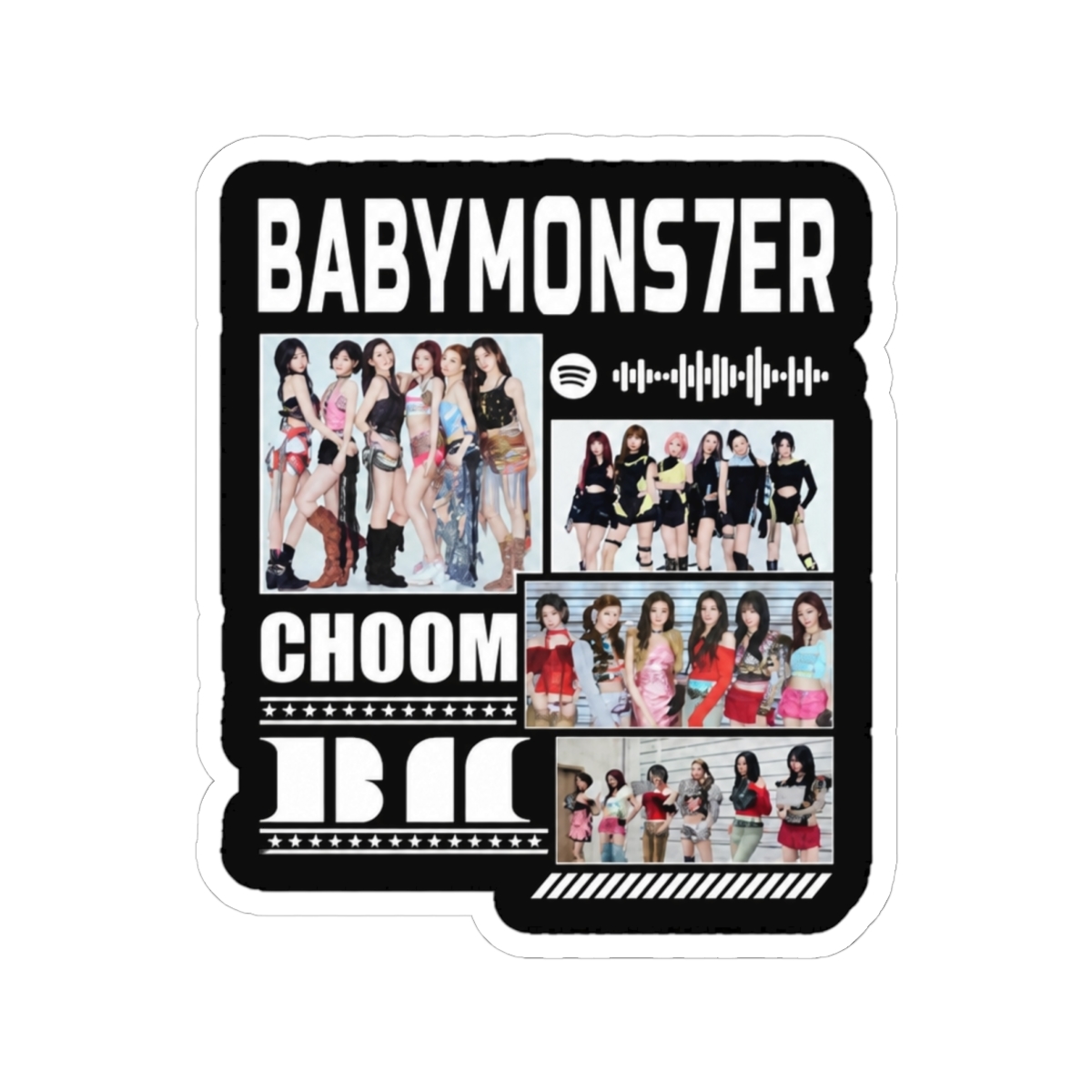 babymonster choom Sticker